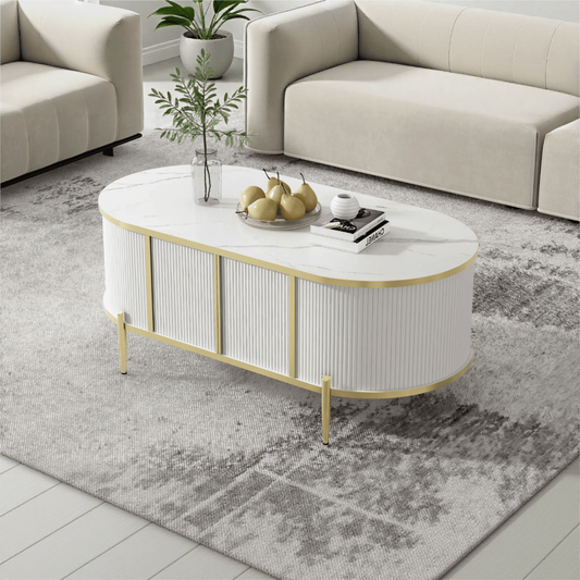 Modern Oval Coffee Table