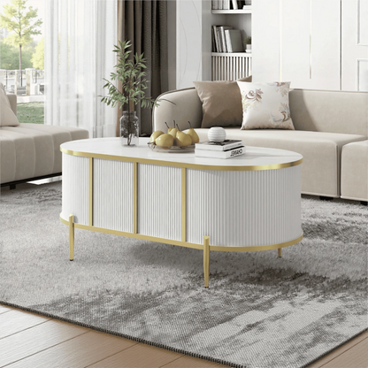 Modern Oval Coffee Table