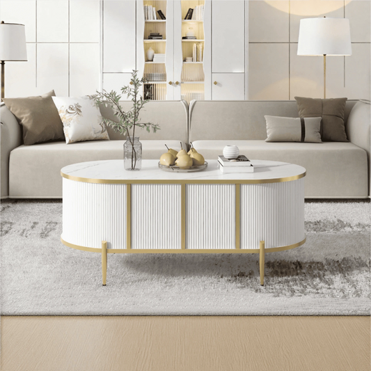 Modern Oval Coffee Table