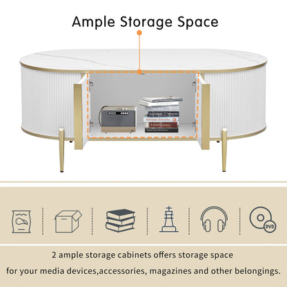 Modern Oval Coffee Table