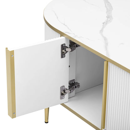 Modern Oval Coffee Table