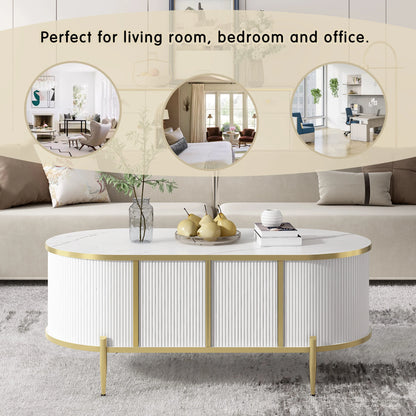 Modern Oval Coffee Table