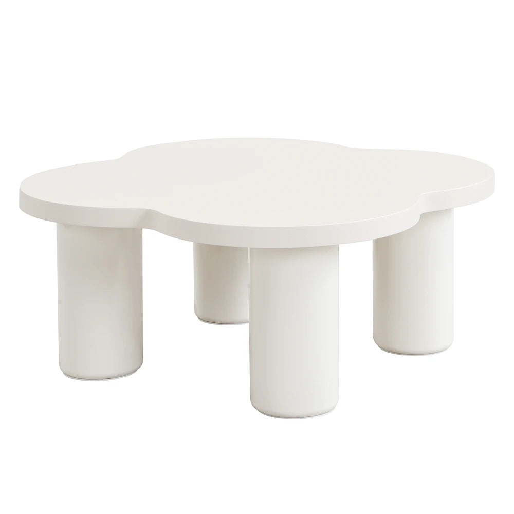 Petal-Shaped Coffee Table Set of 2