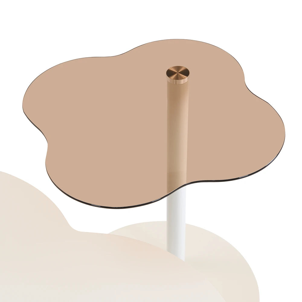 Petal-Shaped Coffee Table Set of 2
