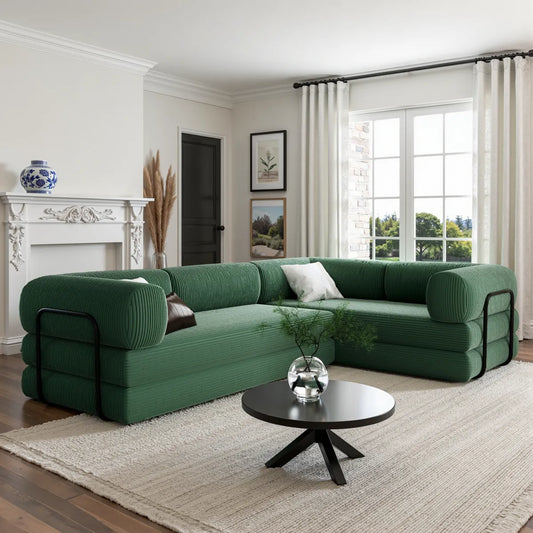 Family Corner Sleeper Corduroy